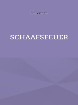 cover image of Schaafsfeuer